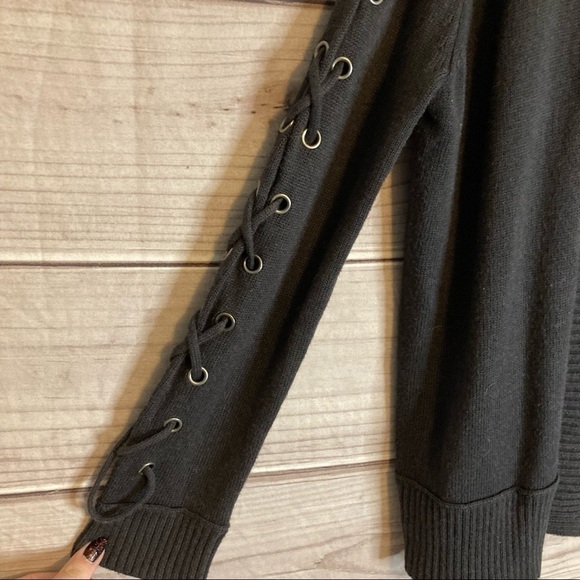 N:PHILANTHROPY Francesca Lace Up Wool Cardigan - Picture 4 of 10